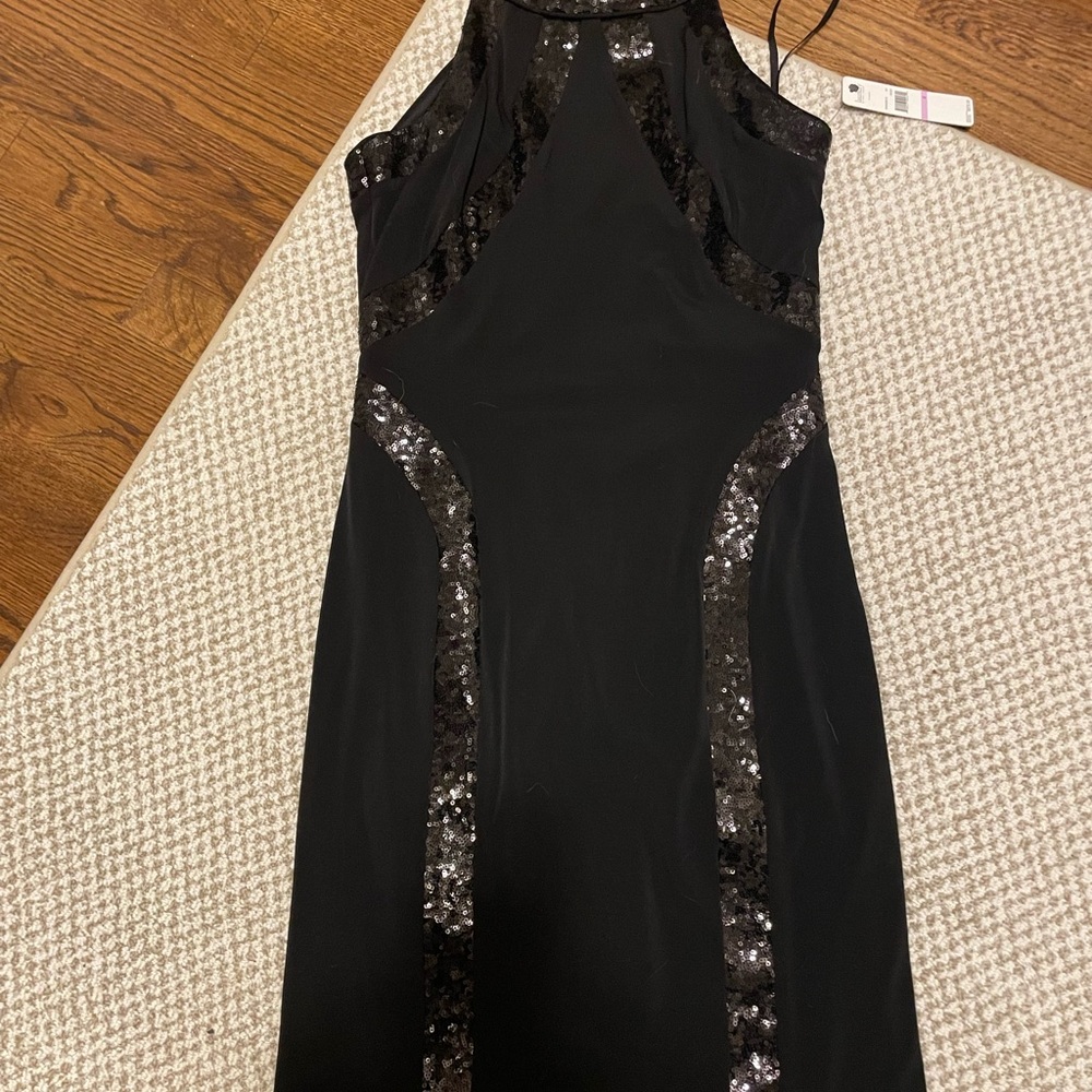 Classic LBD - Black sequin cocktail dress - NWT
